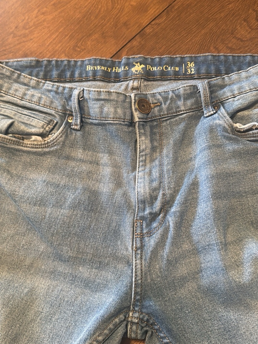 U.S. Polo Assn. Men's Light Blue Relaxed Denim Jeans